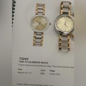 Silpada Gold and Silver Watch